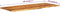 vidaXL Wastafelblad 140x55x2.5 cm massief acaciahout