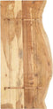vidaXL Wastafelblad 140x55x2.5 cm massief acaciahout