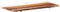 vidaXL Wastafelblad 140x55x3.8 cm massief acaciahout