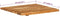 vidaXL Wastafelblad 140x55x3.8 cm massief acaciahout