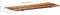 vidaXL Wastafelblad 140x55x3.8 cm massief acaciahout