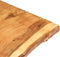 vidaXL Wastafelblad 140x55x3.8 cm massief acaciahout