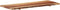vidaXL Wastafelblad 140x55x3.8 cm massief acaciahout