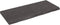 vidaXL - Wastafelblad - 140x60x(2-6) - cm - behandeld - massief - hout - donkerbruin
