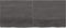 vidaXL - Wastafelblad - 140x60x(2-6) - cm - behandeld - massief - hout - donkerbruin