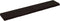 vidaXL - Wastafelblad - 160x30x(2-6) - cm - behandeld - massief - hout - donkerbruin
