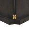 vidaXL - Wastafelblad - 160x40x(2-6) - cm - behandeld - massief - hout - donkerbruin