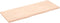 vidaXL - Wastafelblad - 160x60x(2-4) - cm - onbehandeld - massief - hout