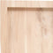 vidaXL - Wastafelblad - 160x60x(2-4) - cm - onbehandeld - massief - hout