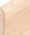 vidaXL - Wastafelblad - 160x60x(2-4) - cm - onbehandeld - massief - hout