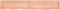 vidaXL - Wastafelblad - 180x30x(2-6) - cm - behandeld - massief - hout - lichtbruin
