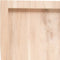 vidaXL - Wastafelblad - 180x30x4 - cm - onbehandeld - massief - hout
