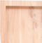 vidaXL - Wastafelblad - 180x40x(2-6) - cm - onbehandeld - massief - hout