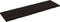 vidaXL - Wastafelblad - 180x50x(2-4) - cm - behandeld - massief - hout - donkerbruin