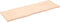 vidaXL - Wastafelblad - 180x60x4 - cm - onbehandeld - massief - hout
