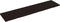 vidaXL - Wastafelblad - 200x50x(2-4) - cm - behandeld - massief - hout - donkerbruin