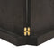 vidaXL - Wastafelblad - 220x50x(2-6) - cm - behandeld - massief - hout - donkerbruin