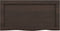 vidaXL - Wastafelblad - 40x30x(2-4) - cm - behandeld - massief - hout - donkerbruin