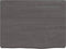 vidaXL - Wastafelblad - 40x30x(2-4) - cm - behandeld - massief - hout - donkerbruin