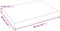 vidaXL - Wastafelblad - 40x30x(2-4) - cm - behandeld - massief - hout - donkerbruin