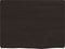 vidaXL - Wastafelblad - 40x30x(2-4) - cm - behandeld - massief - hout - donkerbruin