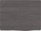 vidaXL - Wastafelblad - 40x30x2 - cm - behandeld - massief - hout - donkerbruin