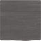 vidaXL - Wastafelblad - 40x40x2 - cm - behandeld - massief - hout - donkergrijs