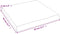 vidaXL - Wastafelblad - 40x40x4 - cm - onbehandeld - massief - hout