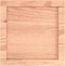 vidaXL - Wastafelblad - 40x40x6 - behandeld - massief - hout - lichtbruin