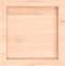 vidaXL - Wastafelblad - 40x40x6 - cm - onbehandeld - massief - hout