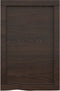 vidaXL - Wastafelblad - 40x50x(2-4) - cm - behandeld - massief - hout - donkerbruin