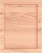 vidaXL - Wastafelblad - 40x50x(2-4) - cm - behandeld - massief - hout - lichtbruin
