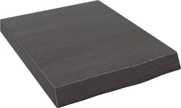vidaXL - Wastafelblad - 40x50x(2-6) - cm - behandeld - massief - hout - donkerbruin