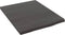 vidaXL - Wastafelblad - 40x50x2 - cm - behandeld - massief - hout - donkergrijs