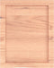 vidaXL - Wastafelblad - 40x50x6 - behandeld - massief - hout - lichtbruin