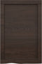 vidaXL - Wastafelblad - 40x60x(2-4) - cm - behandeld - massief - hout - donkerbruin