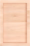 vidaXL - Wastafelblad - 40x60x(2-4) - cm - onbehandeld - massief - hout