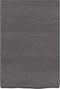 vidaXL - Wastafelblad - 40x60x(2-6) - cm - behandeld - massief - hout - donkerbruin