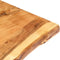 vidaXL Wastafelblad 58x55x2.5 cm massief acaciahout