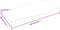 vidaXL - Wastafelblad - 60x30x2 - cm - onbehandeld - massief - hout