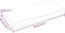 vidaXL - Wastafelblad - 60x30x4 - behandeld - massief - hout - lichtbruin