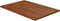 vidaXL - Wastafelblad - 60x40x1,5cm - behandeld - massief - hout - donkerbruin