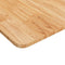vidaXL - Wastafelblad - 60x40x1,5cm - behandeld - massief - hout - lichtbruin