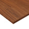 vidaXL - Wastafelblad - 60x40x1,5cm - behandeld - massief - hout - donkerbruin