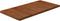 vidaXL - Wastafelblad - 60x40x2,5cm - behandeld - massief - hout - donkerbruin