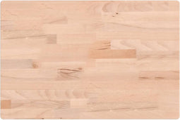 vidaXL - Wastafelblad - 60x40x4 - cm - massief - beukenhout