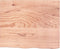 vidaXL - Wastafelblad - 60x50x6 - behandeld - massief - hout - lichtbruin