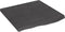 vidaXL - Wastafelblad - 60x60x(2-4) - cm - behandeld - massief - hout - donkerbruin