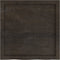 vidaXL - Wastafelblad - 60x60x(2-4) - cm - behandeld - massief - hout - donkerbruin