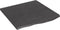 vidaXL - Wastafelblad - 60x60x2 - cm - behandeld - massief - hout - donkerbruin